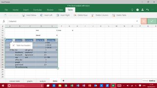 Excel for Windows