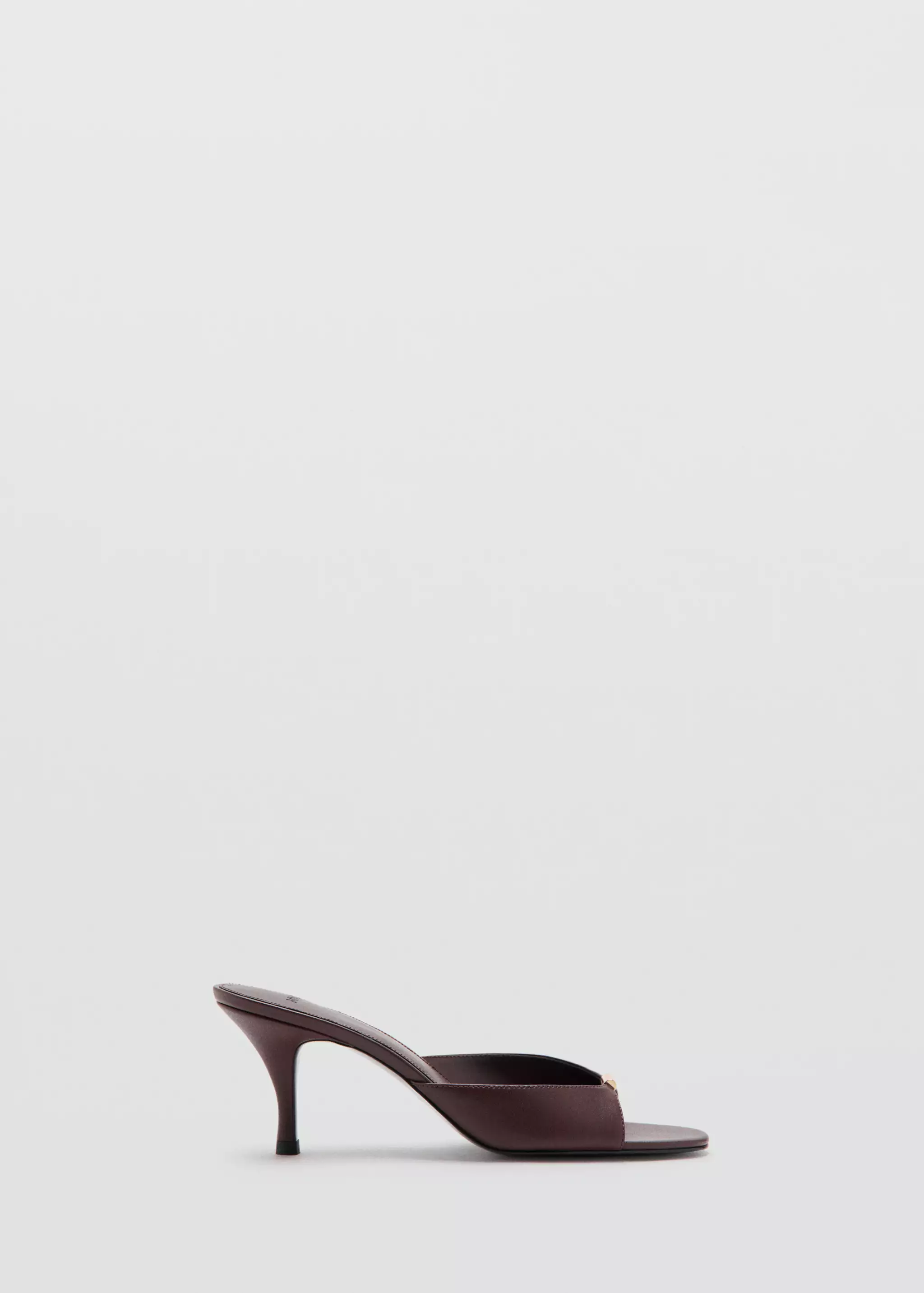 Heeled Sandals With Metallic Detail - Women | Mango United Kingdom
