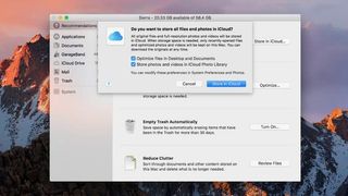 How to manage storage in macOS Sierra