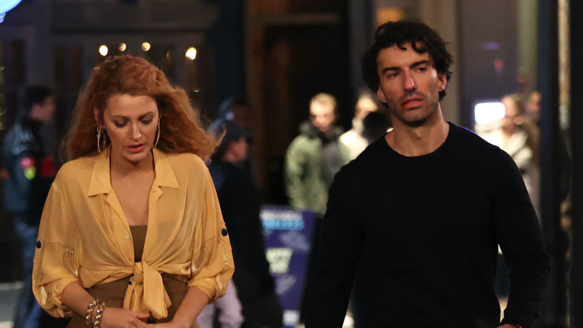 Blake Lively and Justin Baldoni filming 'It Ends With Us'