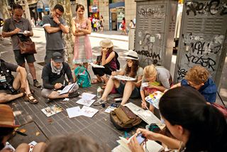 Why these artists took their Flickr group to the Barcelona streets