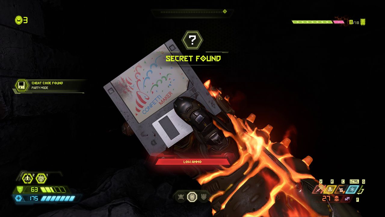 doom eternal cheat codes - party mode - nekravol part ii
