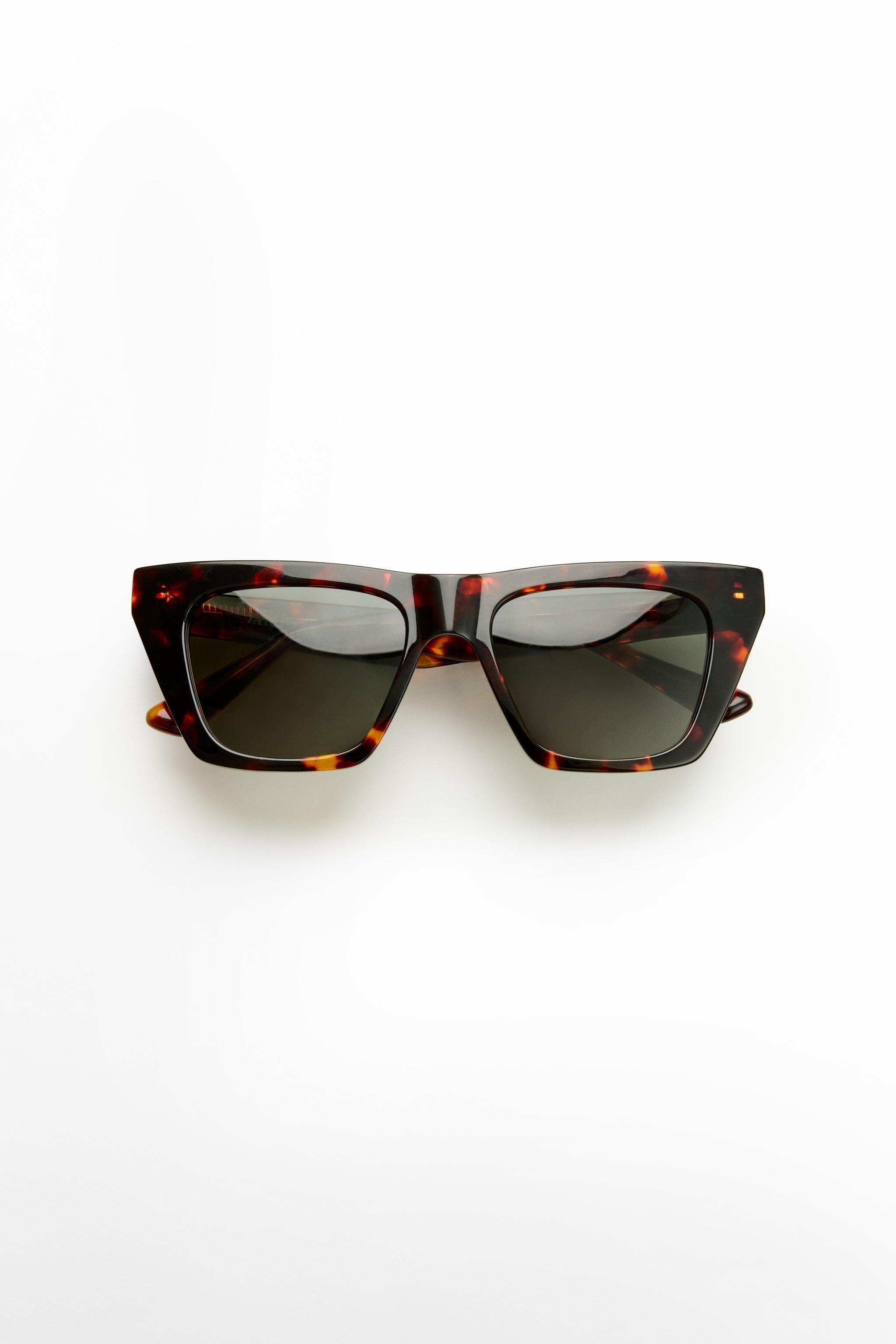 Tortoiseshell-Effect Cat Eye Sunglasses