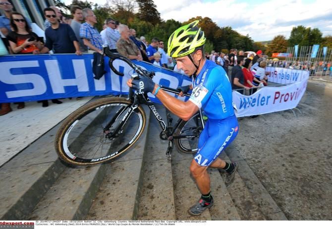 Enrico Franzoi of Italy on the steps
