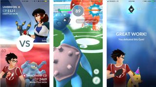 Pokemon Go Gym Battles