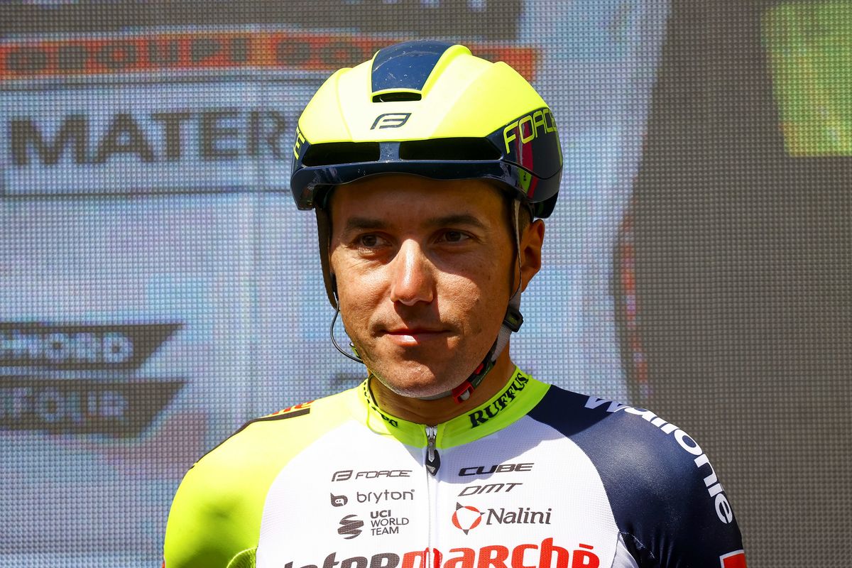 Giro dâ€™Italia 2022 - 105th Edition - 5th stage Catania - Messina 174Â km - 11/05/2022 - Domenico Pozzovivo (ITA - IntermarchÃ© - Wanty - Gobert MatÃ©riaux) - photo Luca Bettini/SprintCyclingAgencyÂ©2022