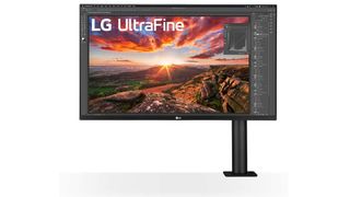 Product shot of LG 32UN880, one of the best LG monitors