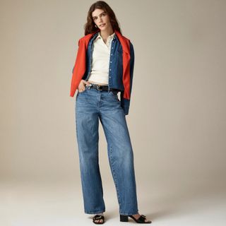 Lower-Rise Wide-Leg Jean in 1984 Rigid