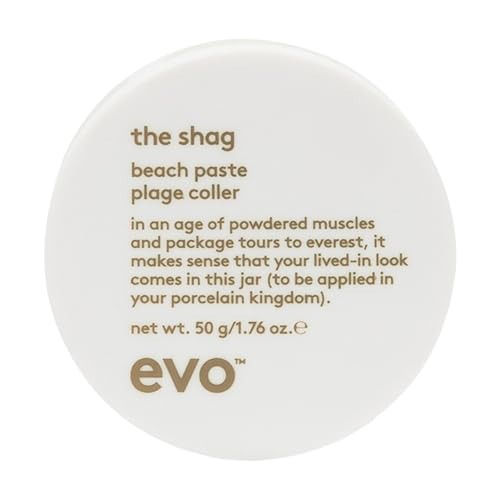 Evo the Shag Beach Paste - Hair Styling Paste for Beachy, Lived in Texture &amp;amp; Matte Finish for All Hair Types - 50g