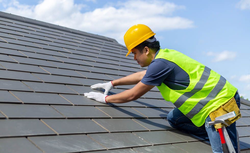 Tiling a roof