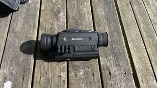 Bushnell Equinox X650 Night Vision 5x32 Monocular on a wooden table