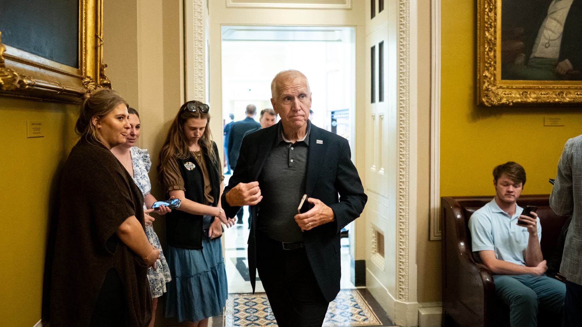 Sen. Thom Tillis (R-N.C.) after voting against GOP megabill