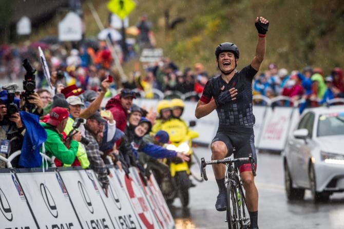 Robin Carpenter (Hincapie Sportswear) wins stage 2 of the USA Pro Challenge