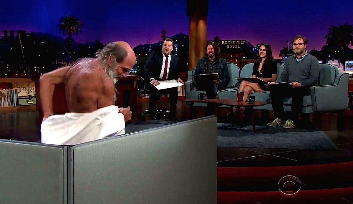 James Corden hosts a nude sketch-off