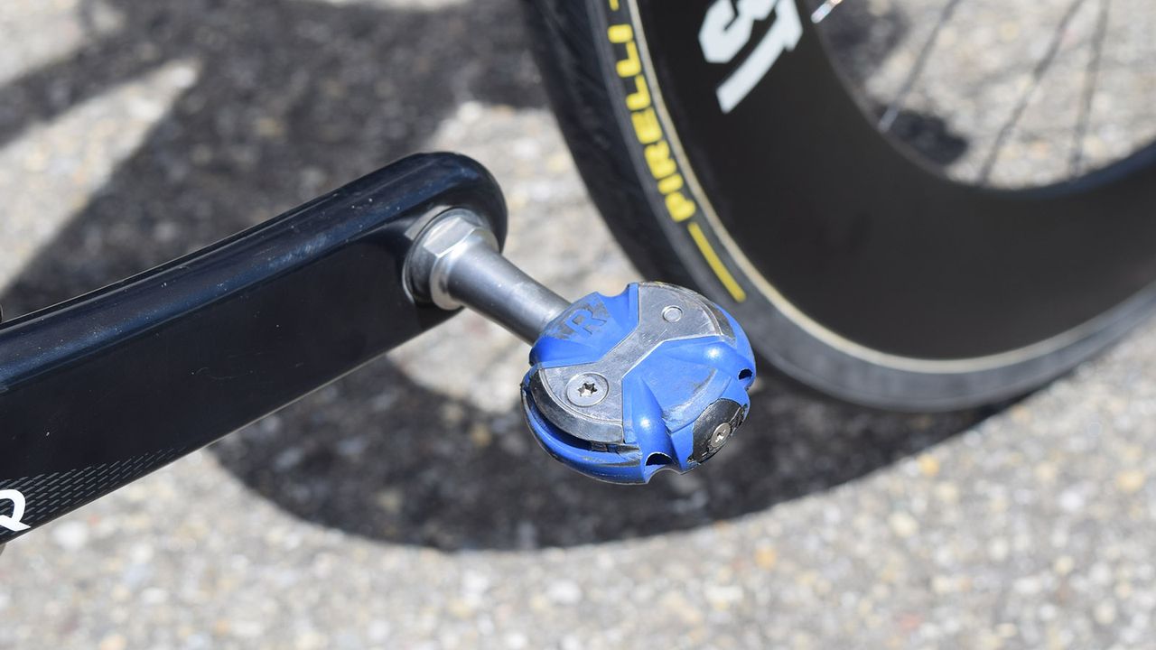 Larry Warbasse runs Speedplay pedals