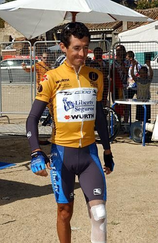Roberto Heras (Liberty Seguros) looking happy to be here