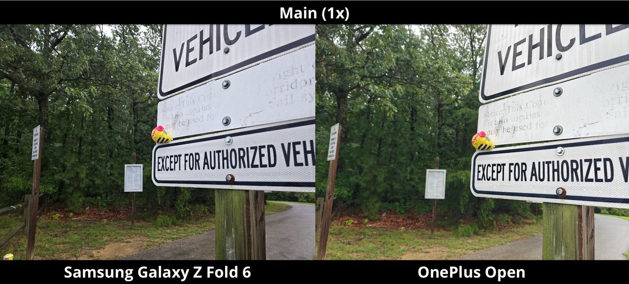 Galaxy Z Fold 6 vs. OnePlus Open - Sign