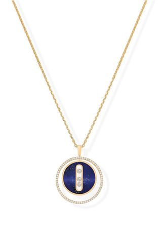 Messika 18ct Yellow Gold Lapis Luck Move Necklace at Goldsmiths