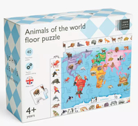 Animals Of The World 40 Piece Floor Jigsaw Puzzle - £10 | John Lewis