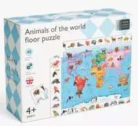 Animals Of The World 40 Piece Floor Jigsaw Puzzle - £10 | John Lewis