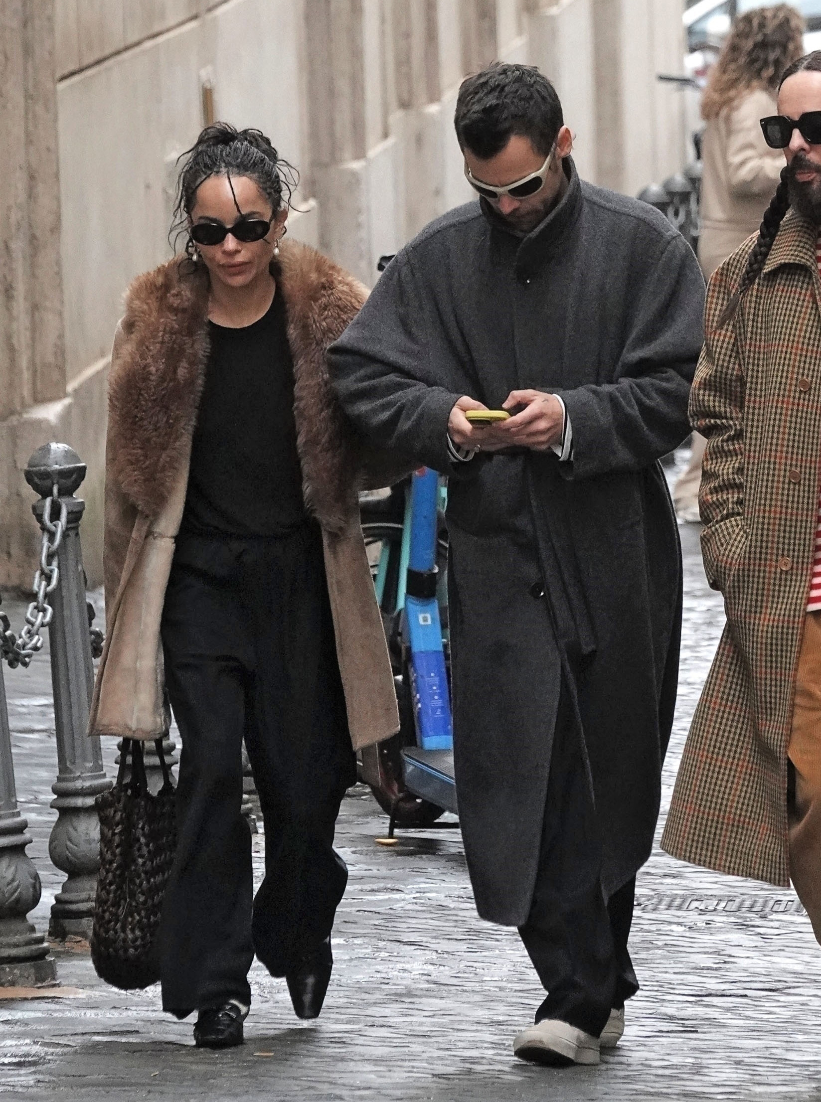 Fur Lined Collar Coat