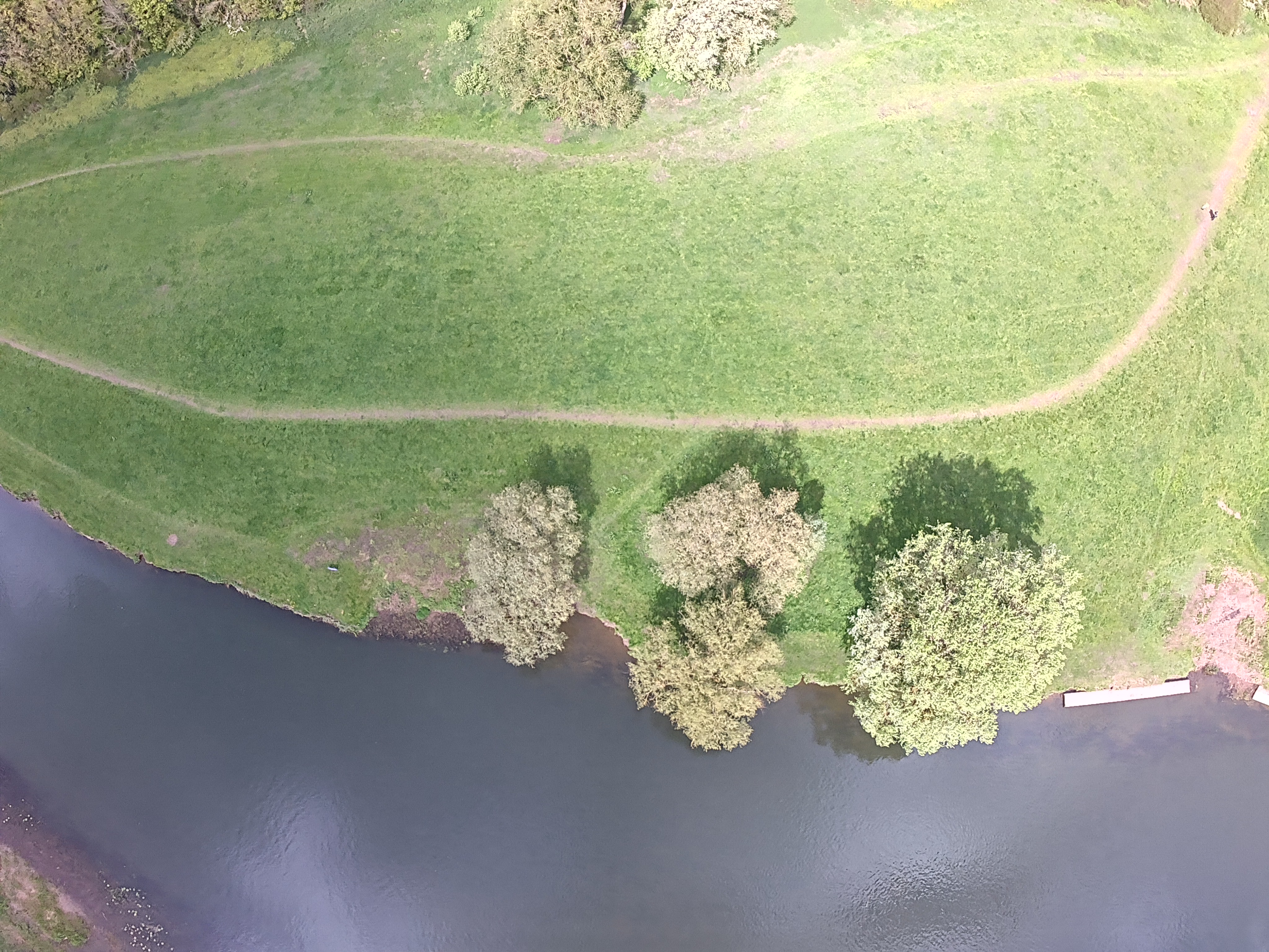 Photo of a river taken with the Ruko F11 Mini drone