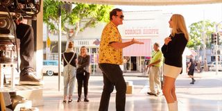 Quentin Tarantino directing Once Upon A Time In Hollywood