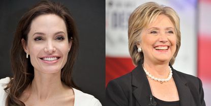 Angelina Jolie and Hillary Clinton