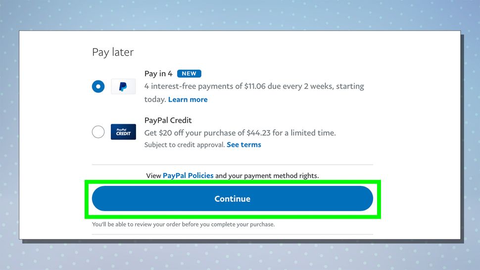 Does Paypal 4 Payments Check Credit