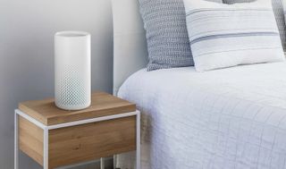 Meross Smart Air Purifier in a bedroom setting
