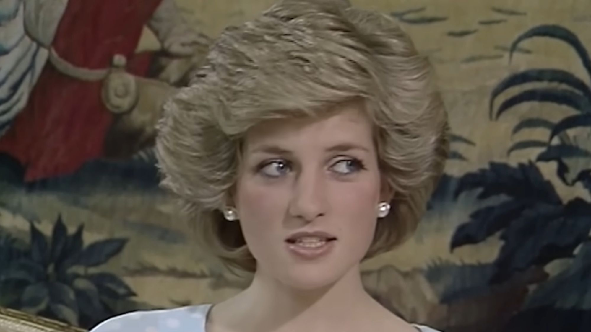 Princess Diana in a tell-all interview with ITN