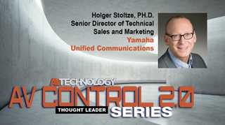 HOLGER STOLTZE, PH.D. Senior Director of Technical Sales and Marketing Yamaha Unified Communications
