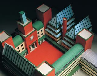 Aldo Rossi MAXXI architecture model
