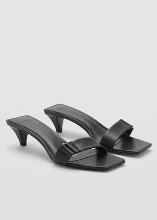 Heel Leather Sandals