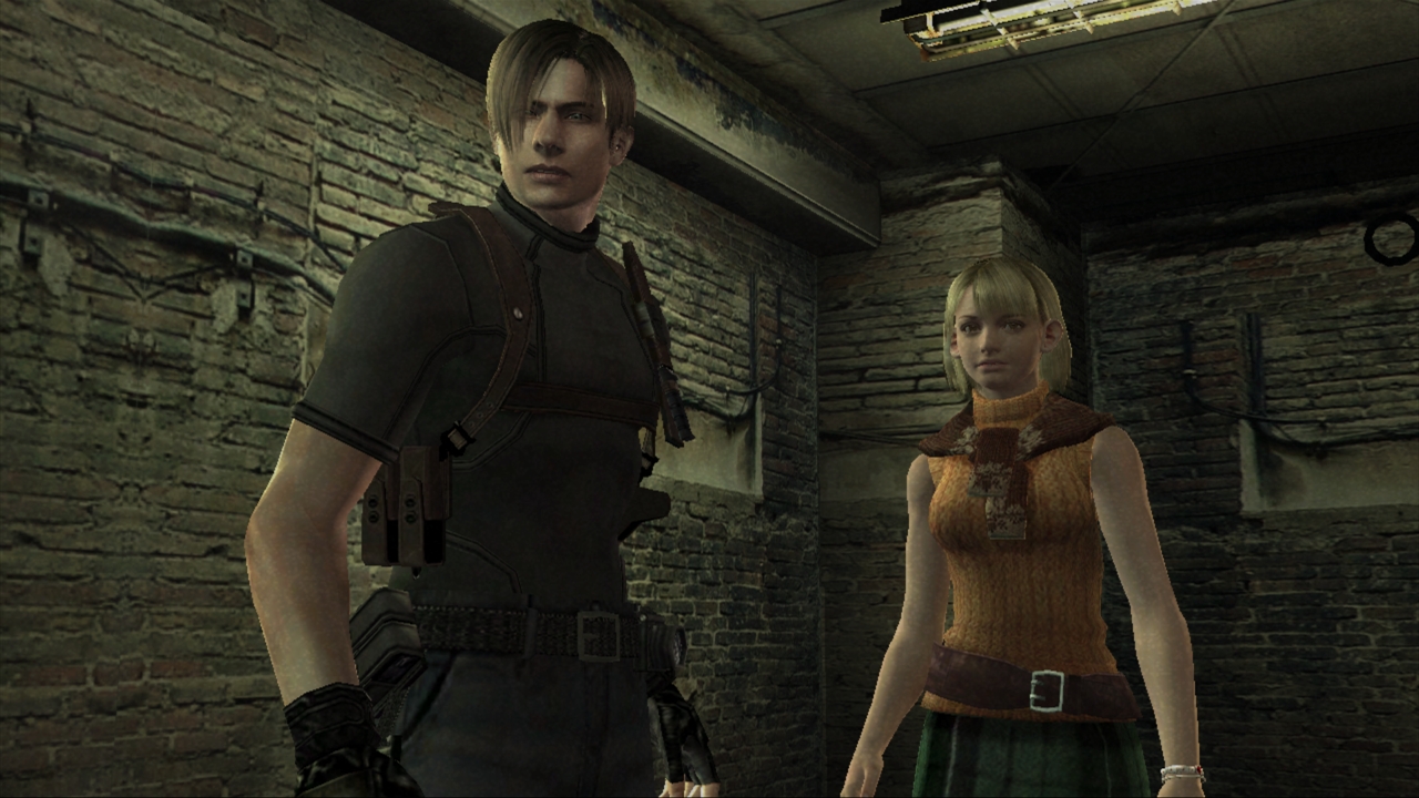 Image result for resident evil 4 leon and Ashley