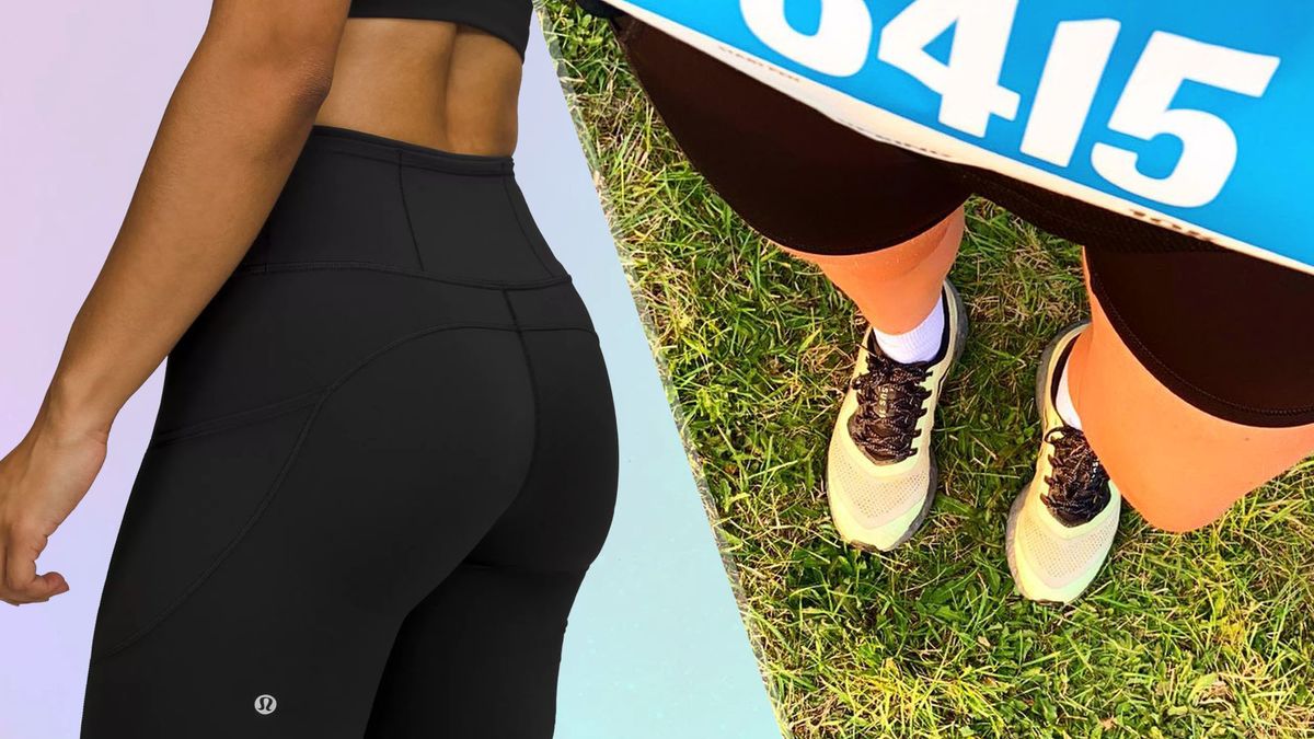 Comparing the new lululemon fast and free short 3 and 2 versions