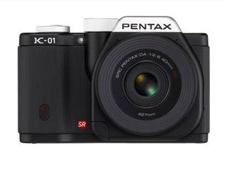 Pentax k-01 black released in march 2012