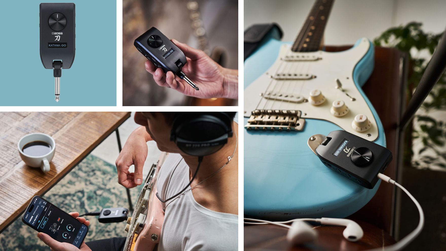 ギター KATANA:GO Boss Katana:Go Mini Guitar Headphone Amp | Sweetwater