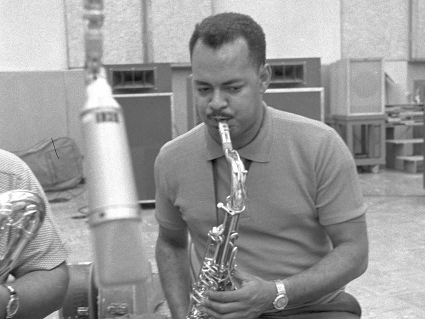 Saxophonist Plas Johnson played on hundreds of records in the 1960s