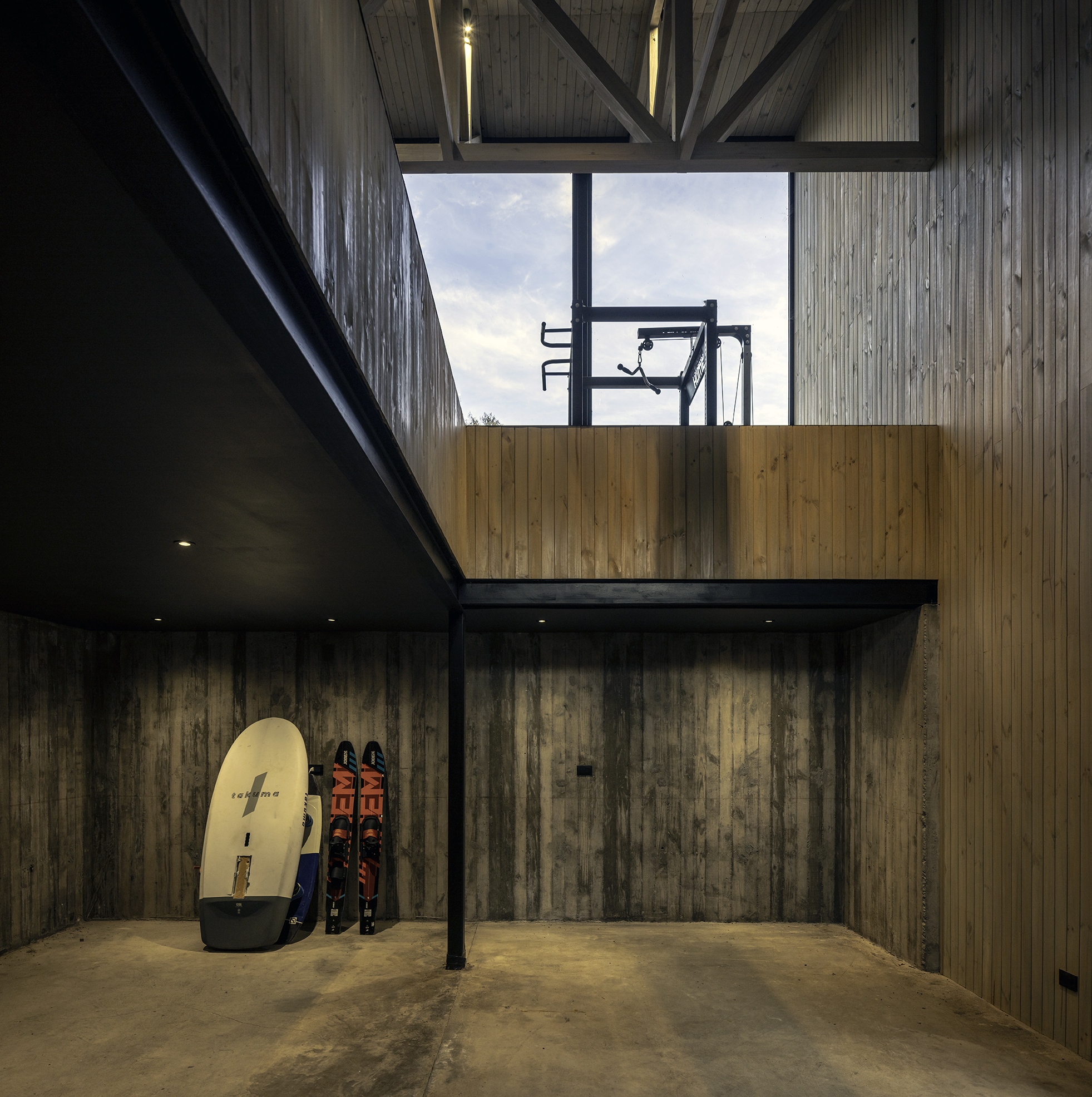timber structure Chilean holiday home