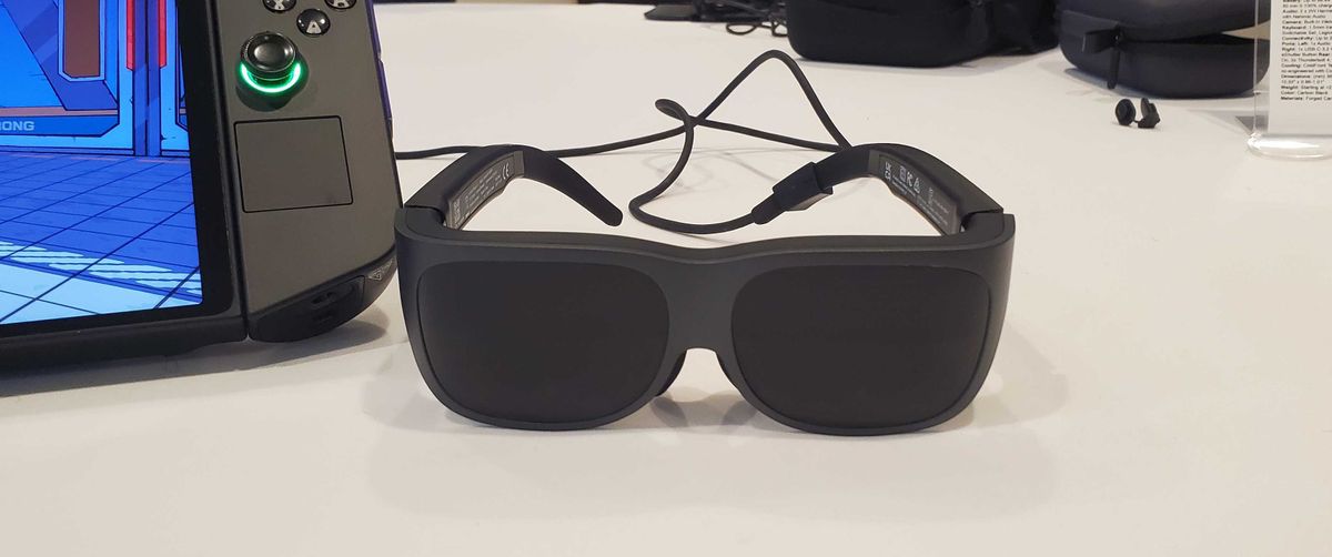 black AR glasses