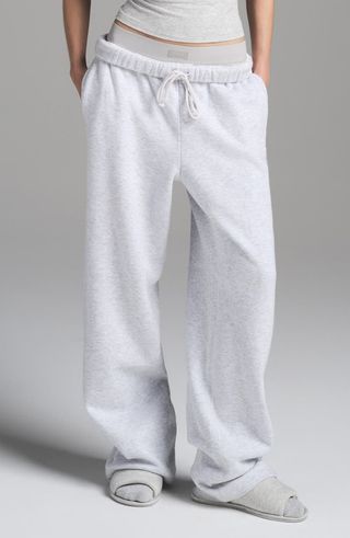 Cotton Fleece Classic Straight Leg Pants