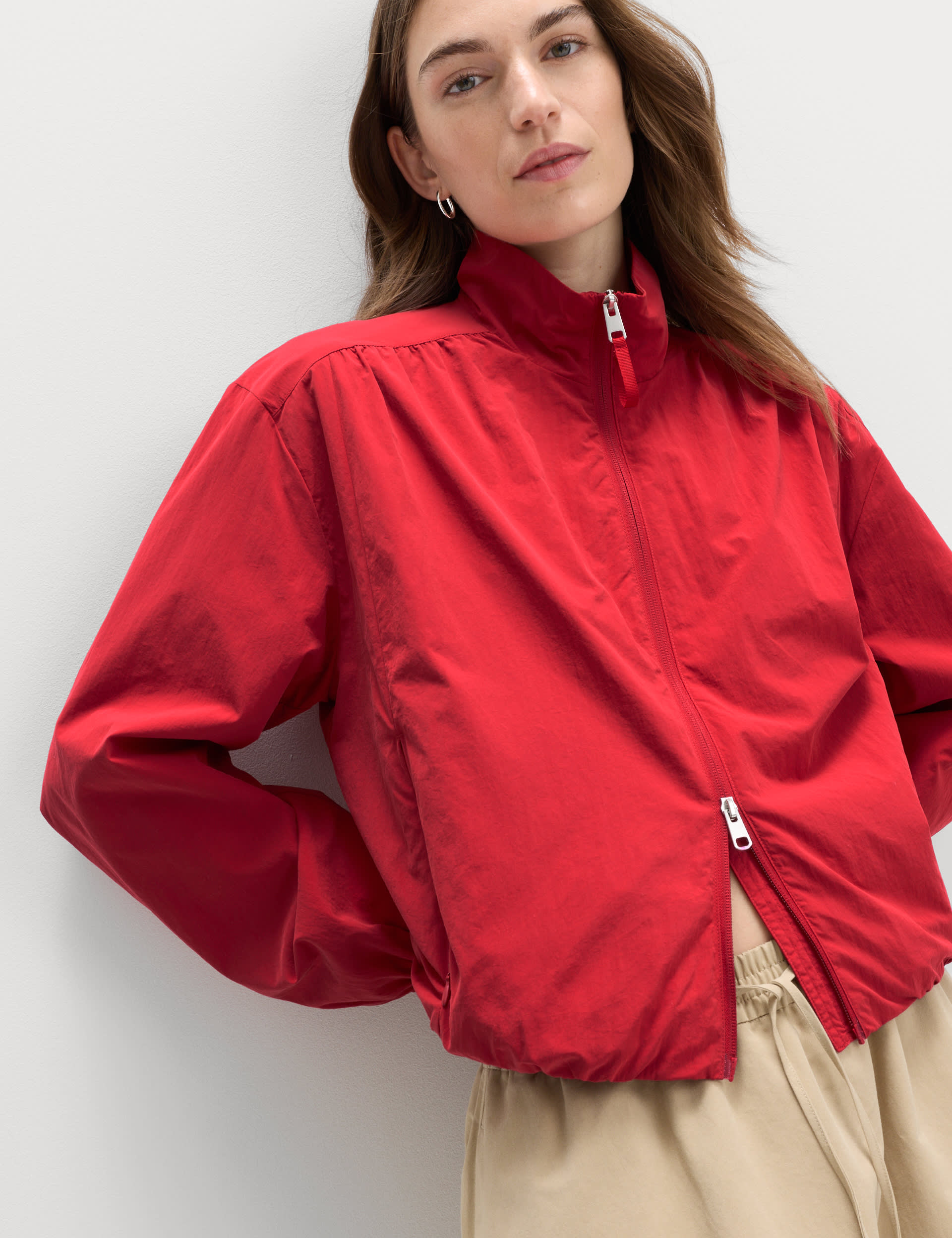 Stormwear&amp;trade; Lightweight Funnel Neck Gathered Jacket