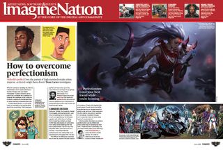 ImagineFX magazine spread