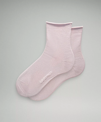 Lululemon Daily Stride Sparkle Quarter Socks