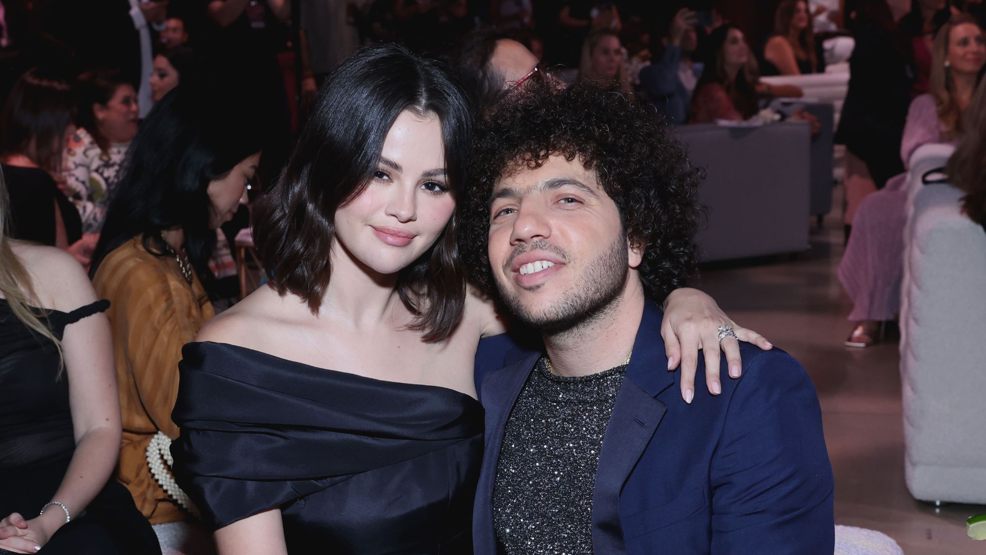 Selena Gomez and Benny Blanco attend the Second Annual Rare Impact Fund Benefit Supporting Youth Mental Health