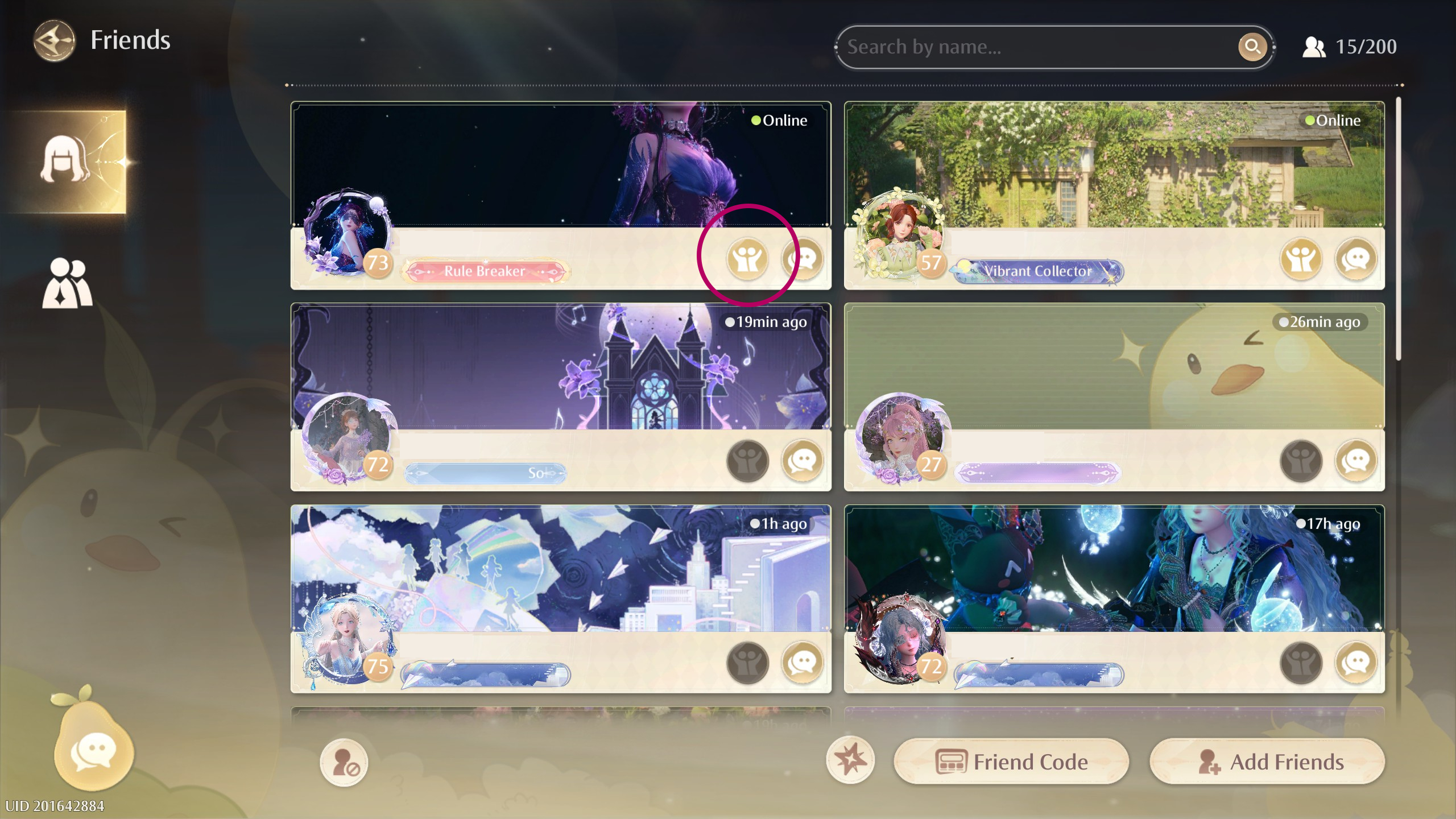 Inviting other players to co-op in Infinity Nikki.
