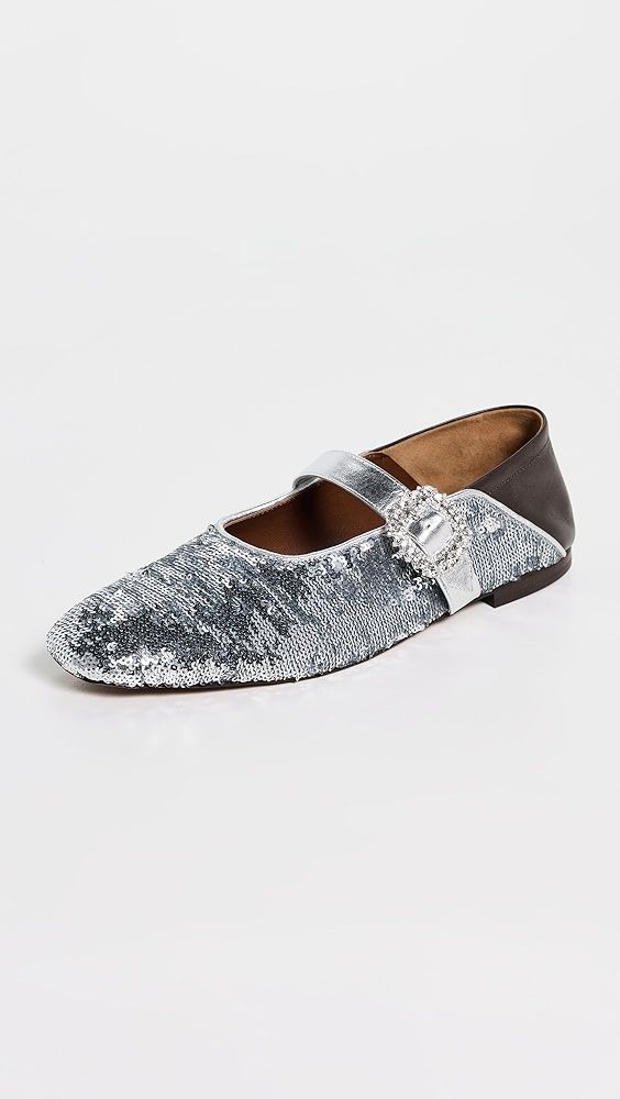 Wales Bonner Ballerina Buckle Flats