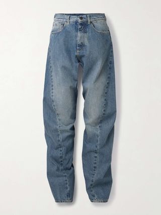 Jeans mit hohem Bund