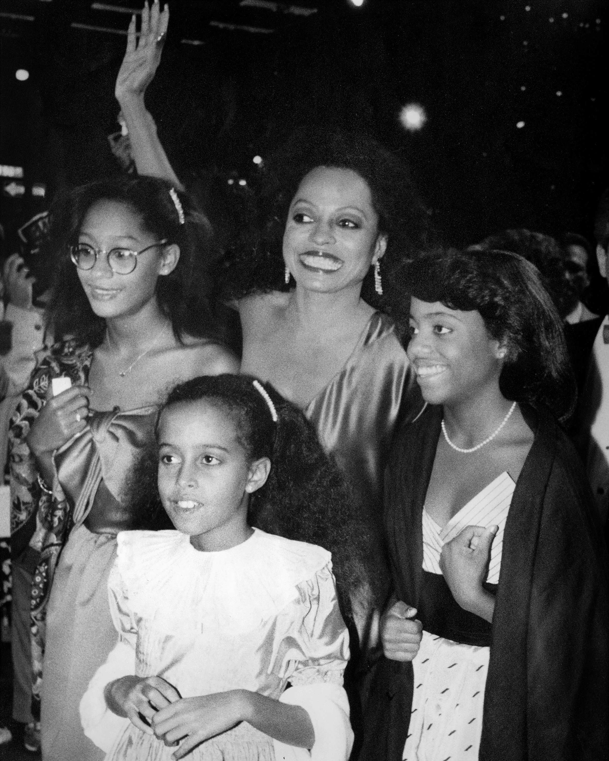 kid - diana, Tracee, Rhonda and Chudney Ross